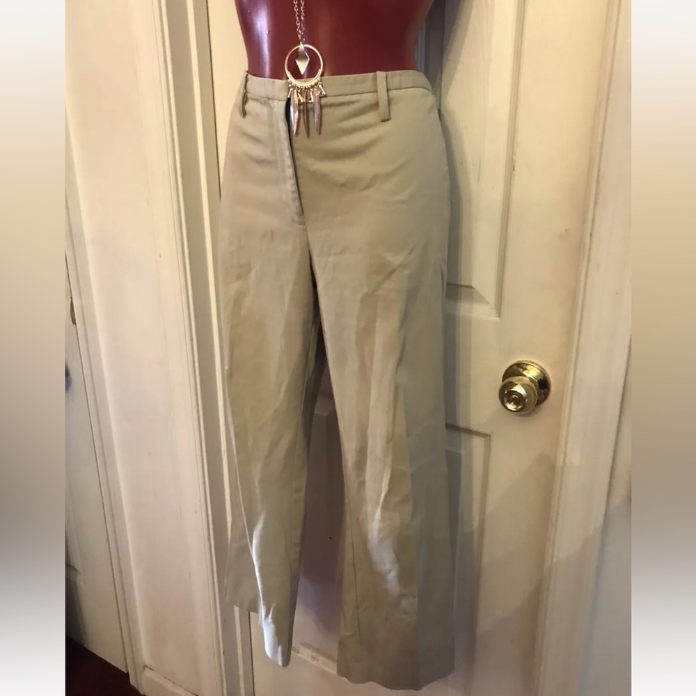 Express Women's Stretch Cropped Capri Khaki Pants -Size 5/6 - 25" inseam